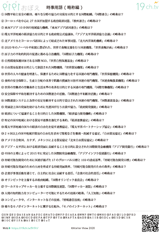 時事用語