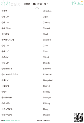 英単語(31)