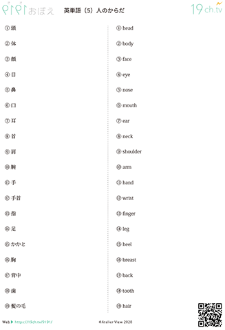 英単語(5)