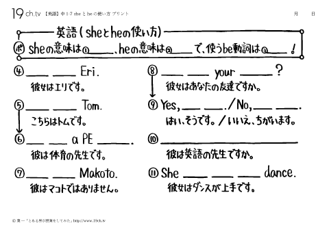 sheとhe