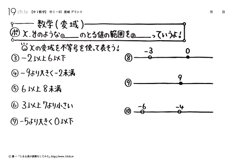 変域