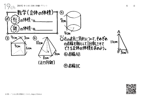 立体の体積
