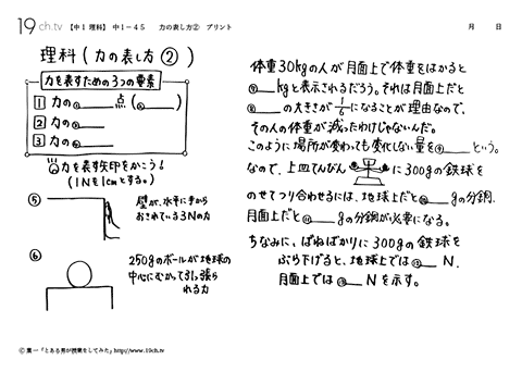 力の表し方②