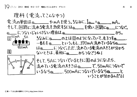 電流ってこんなやつ