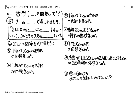 二次関数って？