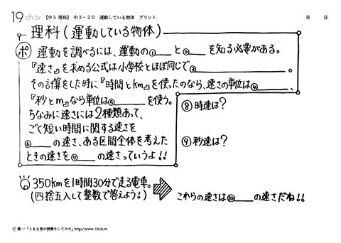 運動している物体