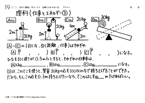 仕事とエネルギー③