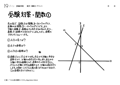 数学－関数①