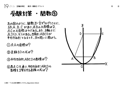 数学－関数⑤