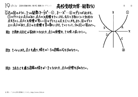 数学－関数50