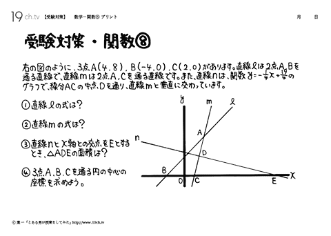 数学－関数⑧