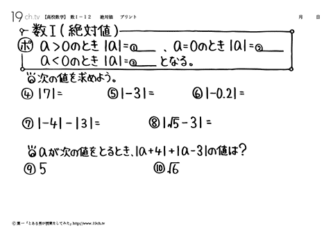 絶対値