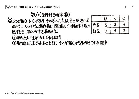 条件付き確率③