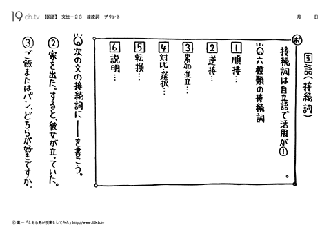 接続詞