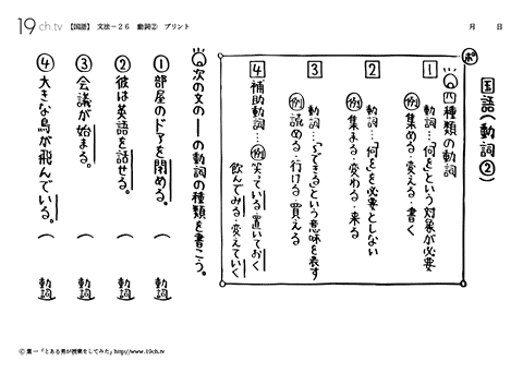 動詞②