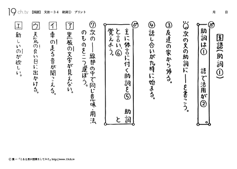 助詞①