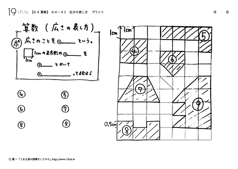広さの表し方