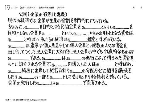 企業の役割と意義