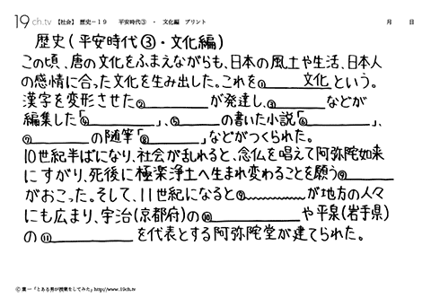 平安時代③・文化編