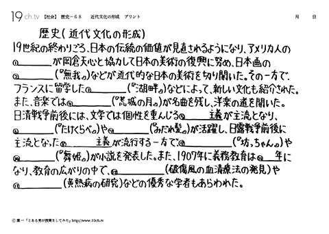 近代文化の形成