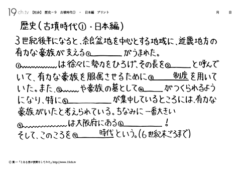古墳時代①・日本編